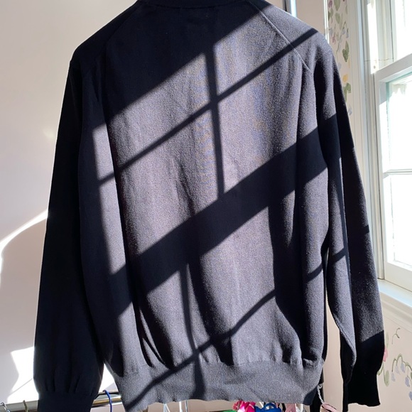 XXL Peter Millar 1/4 Zip Sweater 67% Pima Cotton, 9% Silk, 3% Cashmere 21% Nylon - Picture 3 of 16
